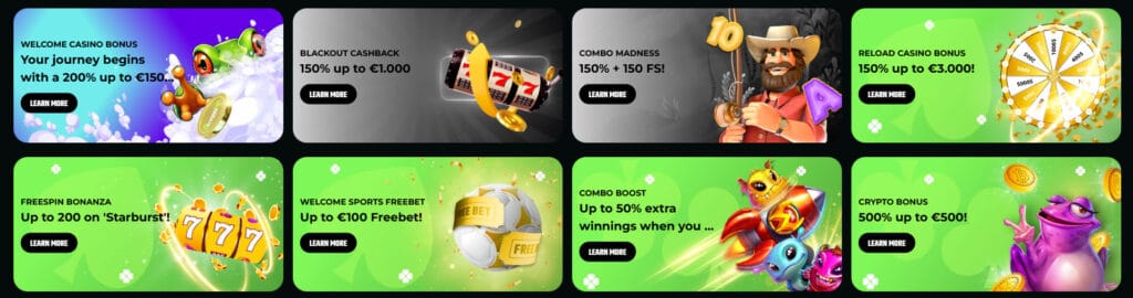 froggybet casino bonuser